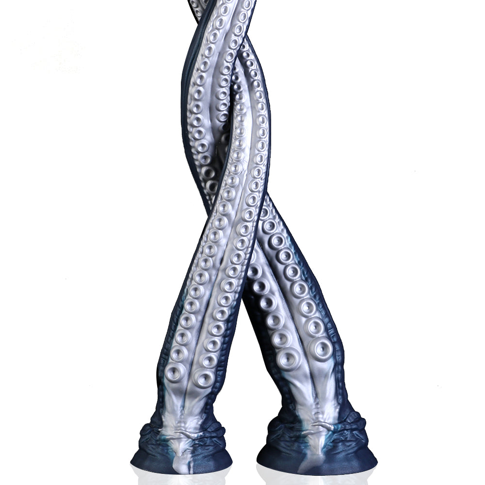 Tentacle Dildo – Ultra-Flexible Platinum Silicone with Suction Cup Base Xoxomoving