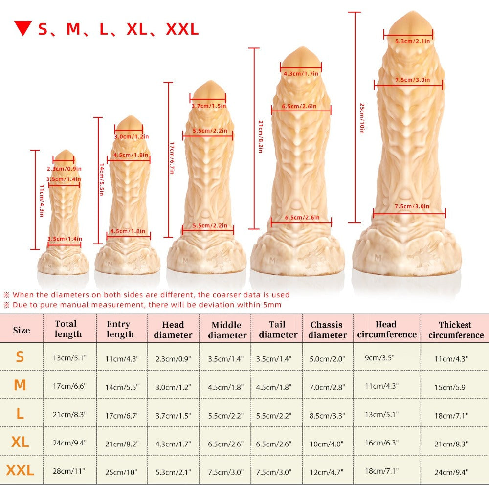 Dragon Fantasy Dildo – Tapered Head & Intricate Sculpted Texture Xoxomoving