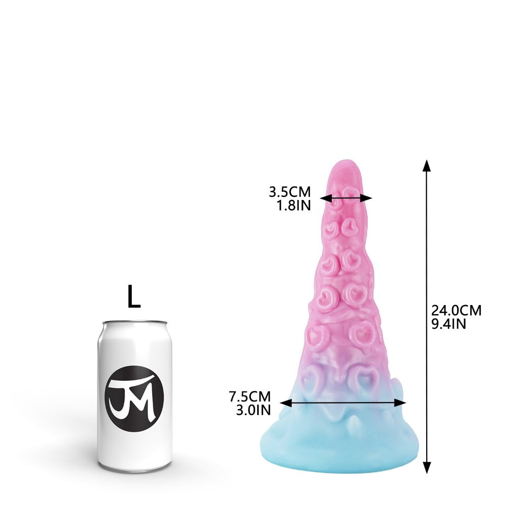 Tentacle Dildo – Suction Cup Base with Textured Silicone Shaft Xoxomoving