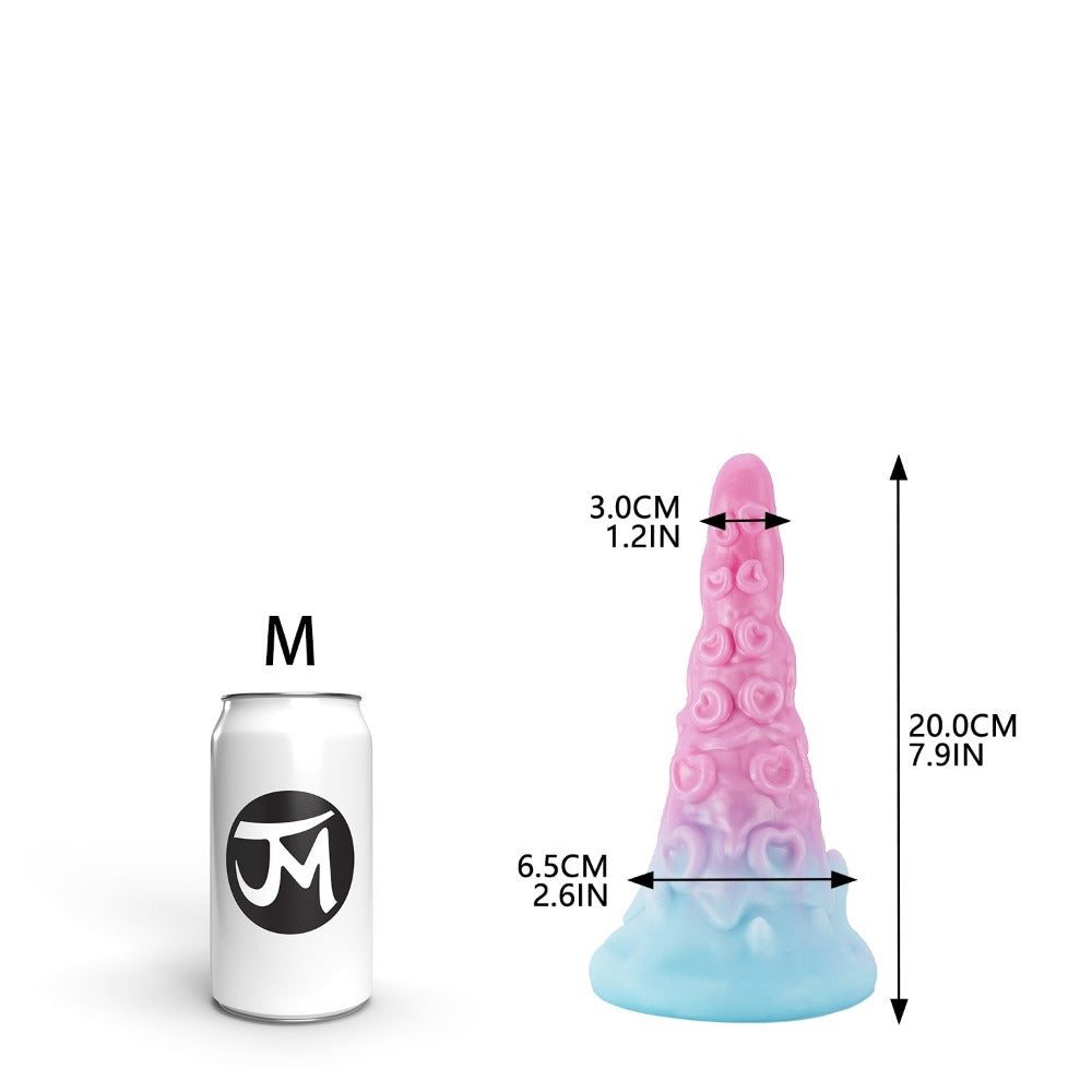 Tentacle Dildo – Suction Cup Base with Textured Silicone Shaft Xoxomoving