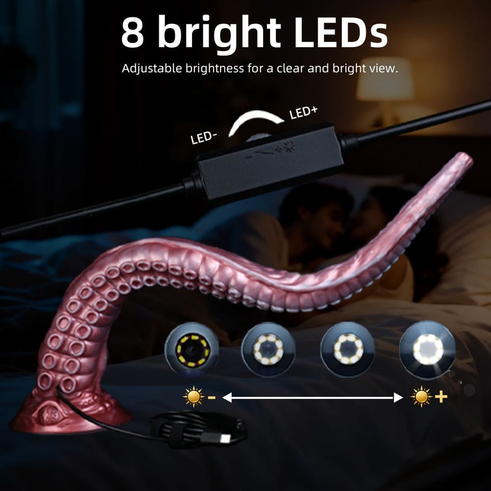 Nyxen - 19.8 Inch Endoscope Fantasy Tentacle Long Anal Toy