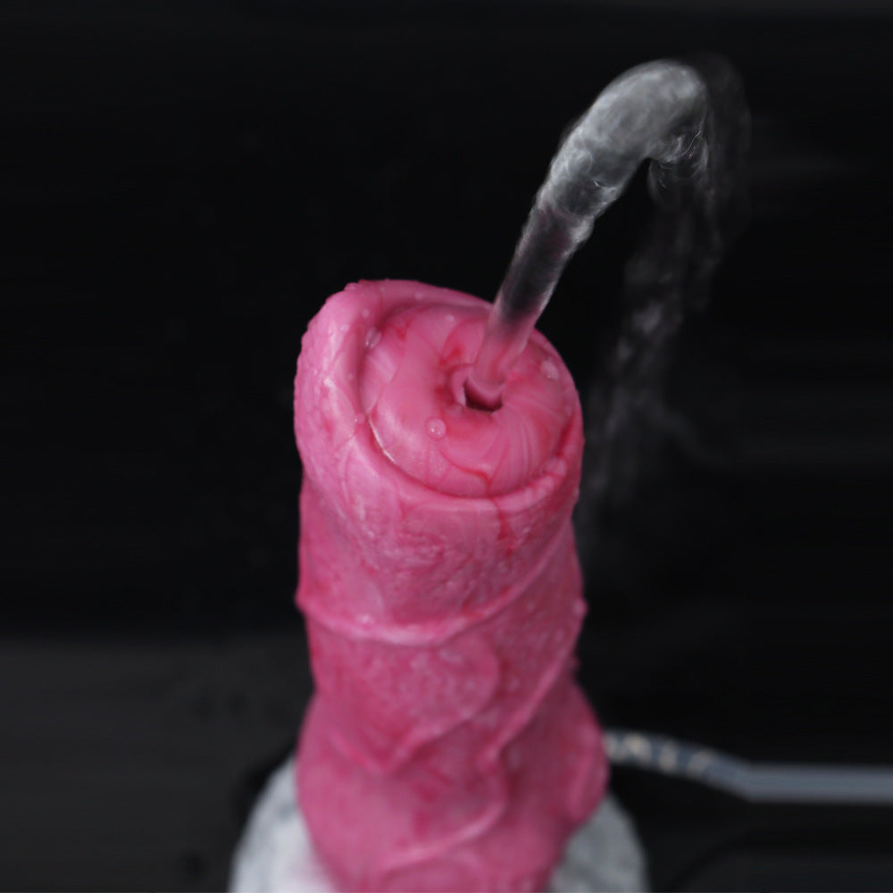 7 Inch Pink Simulation Dog Squirting Dildo STS