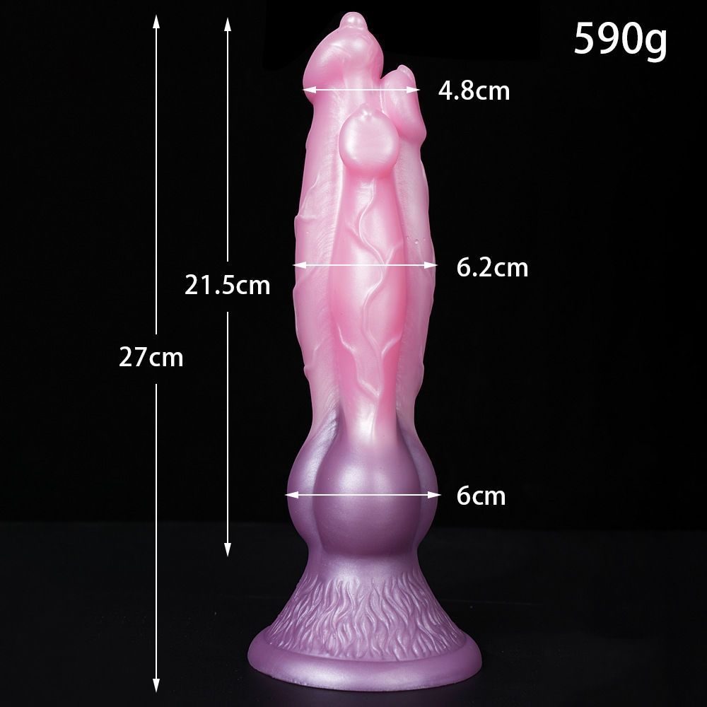 Triple Dildo Mutant Werewolf Monster Dildo Xoxomoving