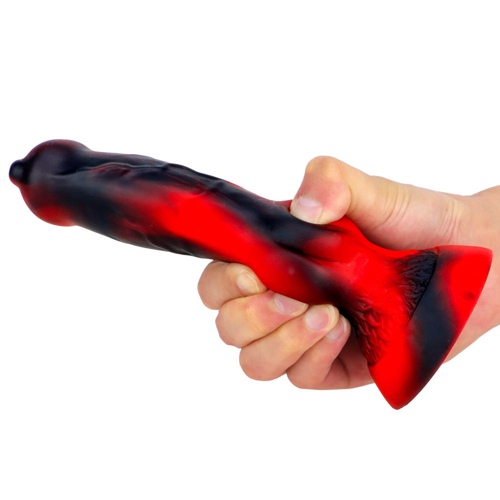 Hellhound Dildo Knot 7 Inch Soft Silicone Xoxomoving