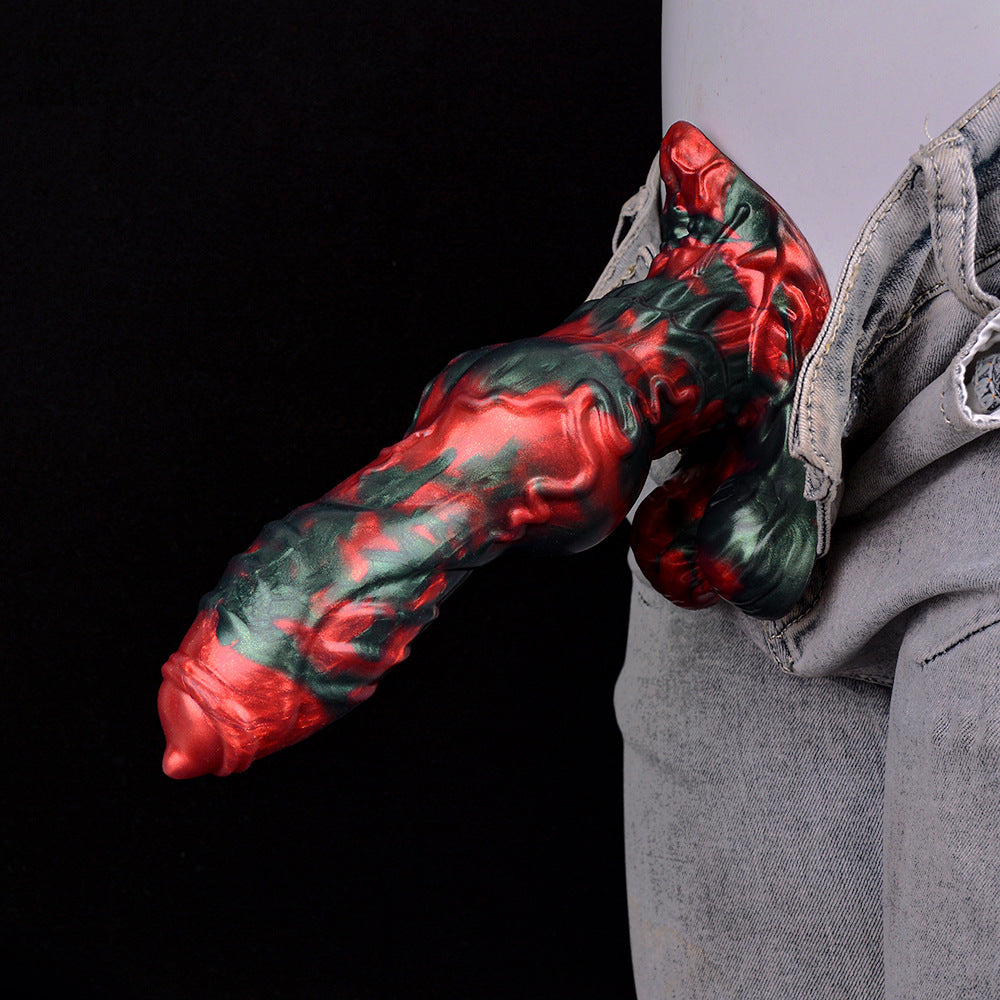8 Inch Fantasy Soft Dog Dildo Xoxomoving