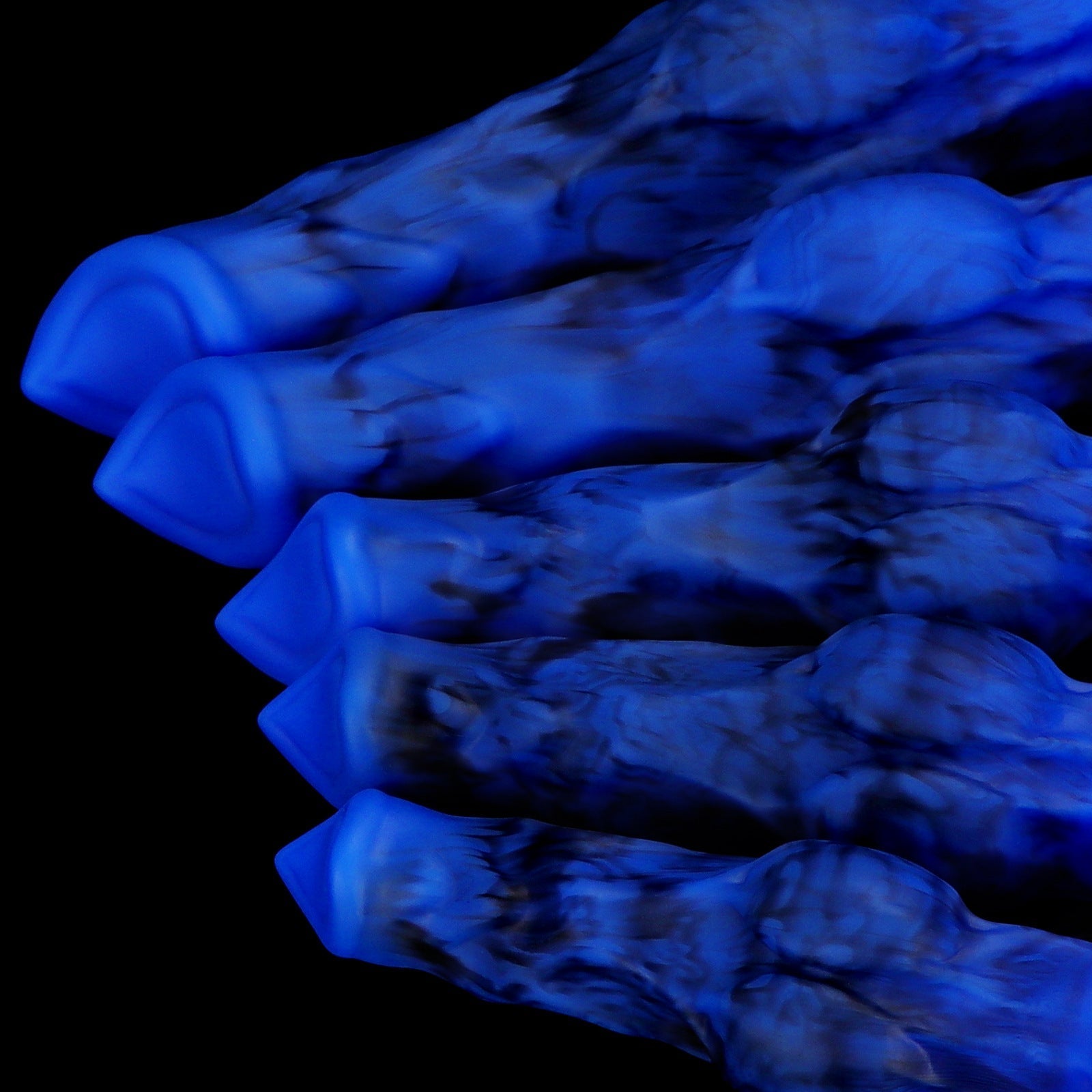 Blue Fantasy Wolf Knot 10 Inch Animal Dildo Xoxomoving
