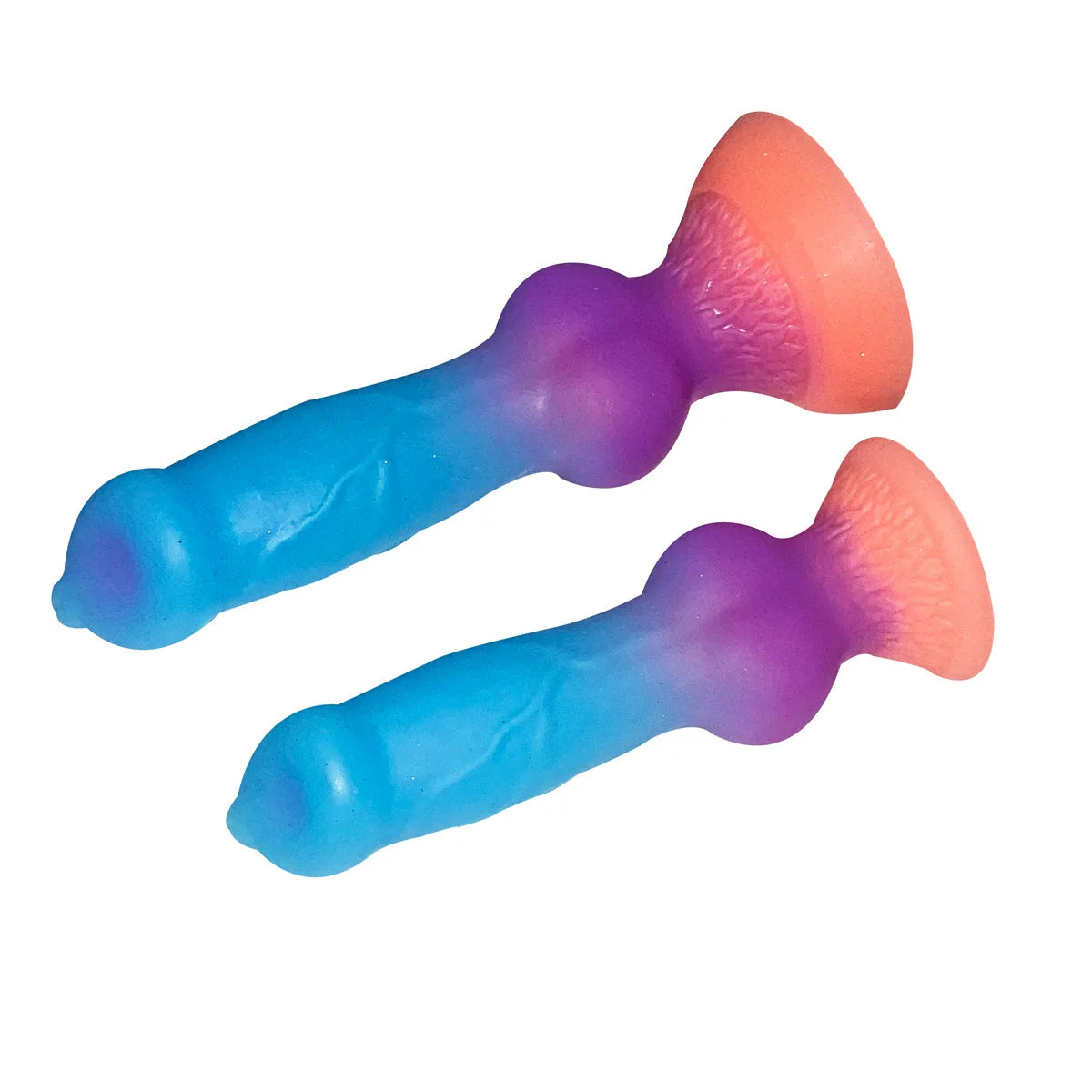 Gradient Glow in the Dark Dog 7 Inch Dildo Xoxomoving