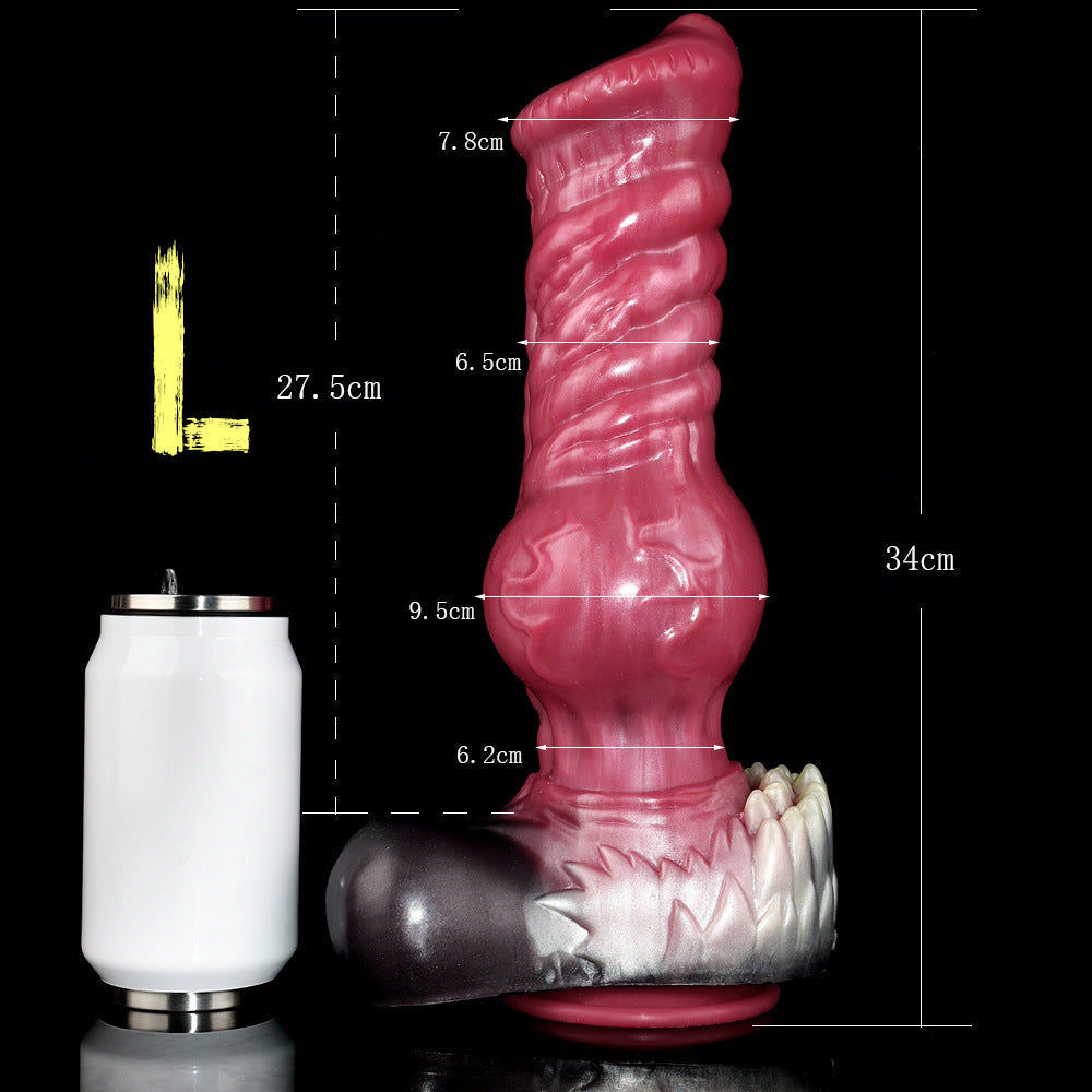 Giant Animal Fantasy Knot Wolf Dildo Xoxomoving