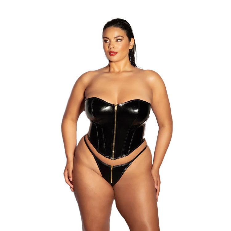 Fetish Rider Bustier Set Xoxomoving