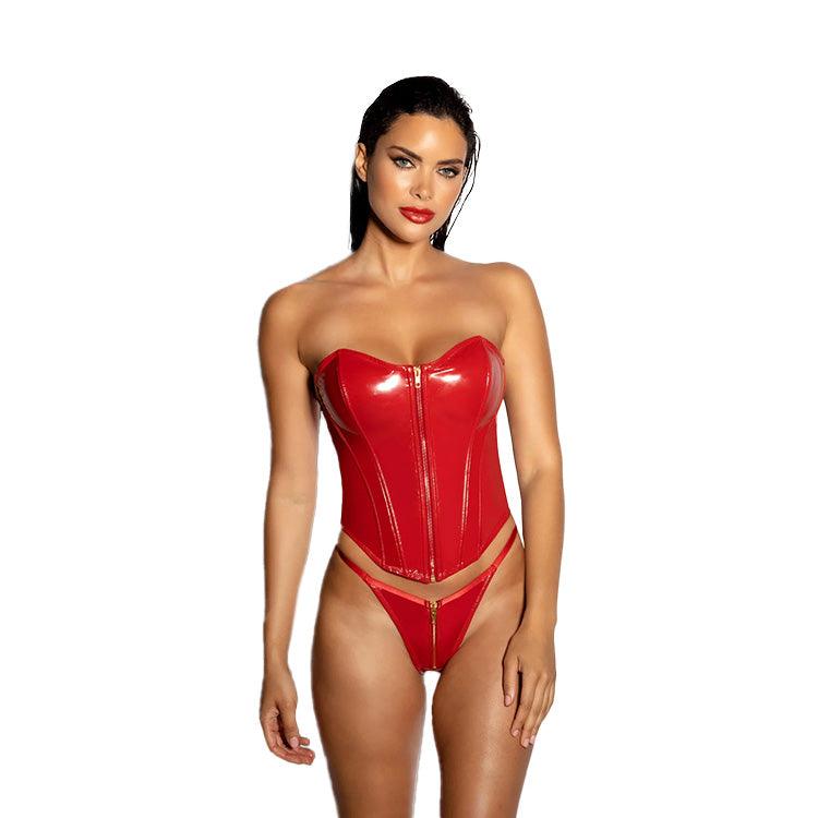 Fetish Rider Bustier Set Xoxomoving