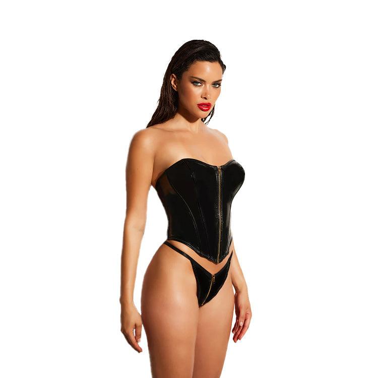 Fetish Rider Bustier Set Xoxomoving