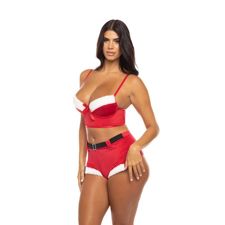 Holiday Vixen Bra & Short Set Xoxomoving