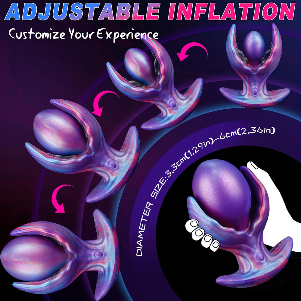 Orax - Inflatable Flower Bud Anal Plug