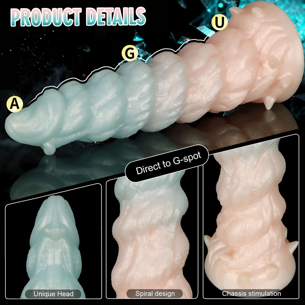 Oryn - Dragon Ribbed Dildo - Huge Anal Toy