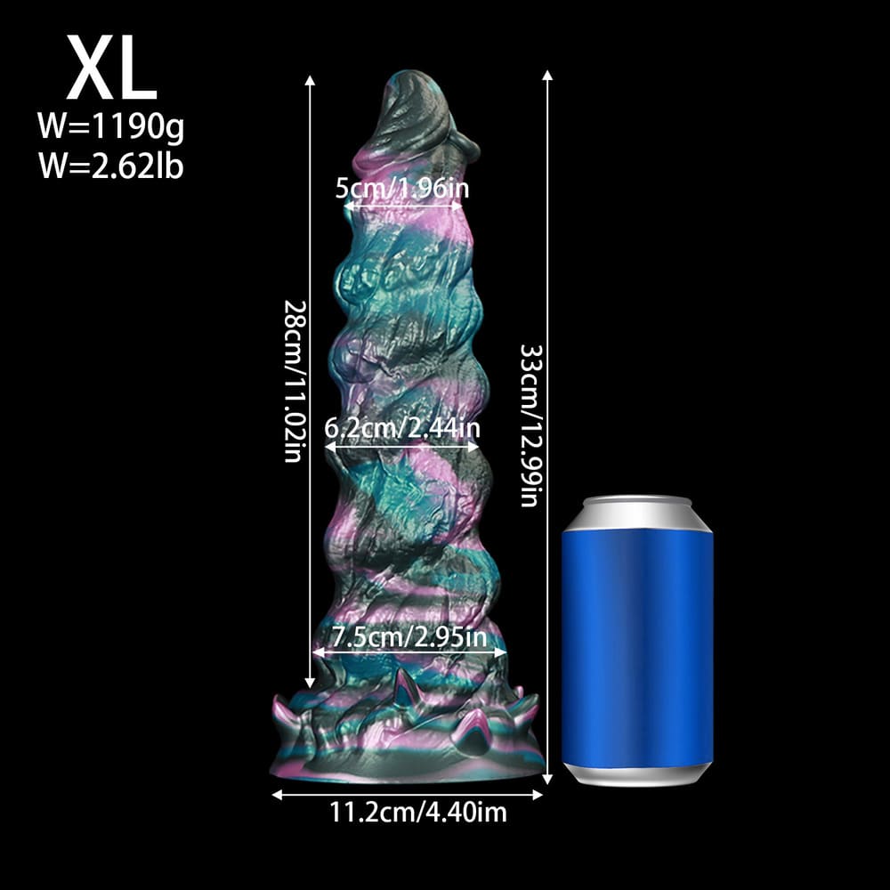 Oryn - Dragon Ribbed Dildo - Huge Anal Toy