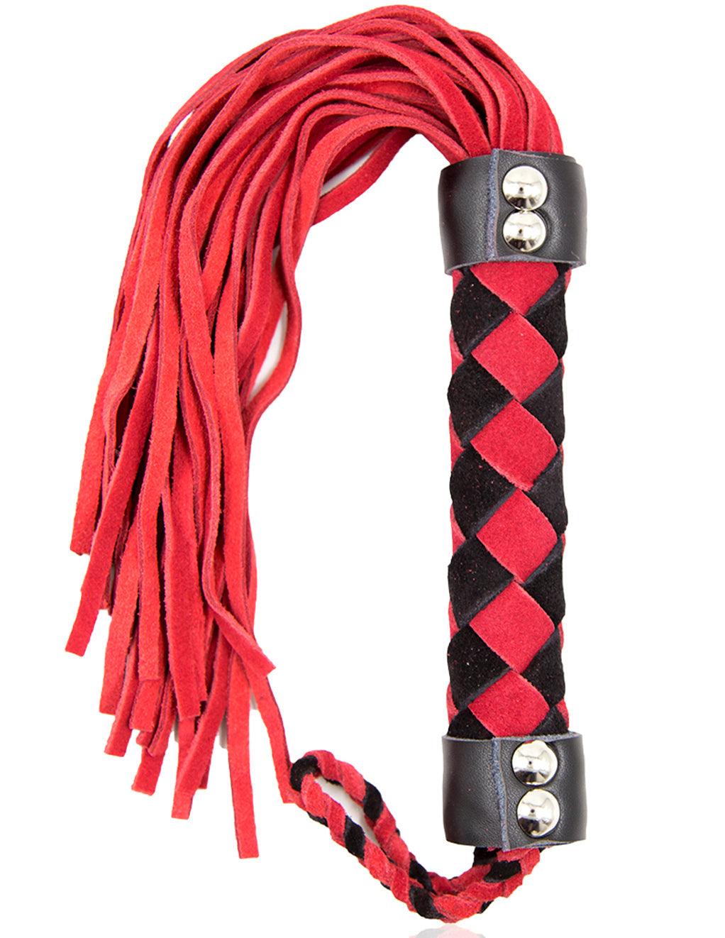 Bizarre Video 15" Leather Flogger Xoxomoving