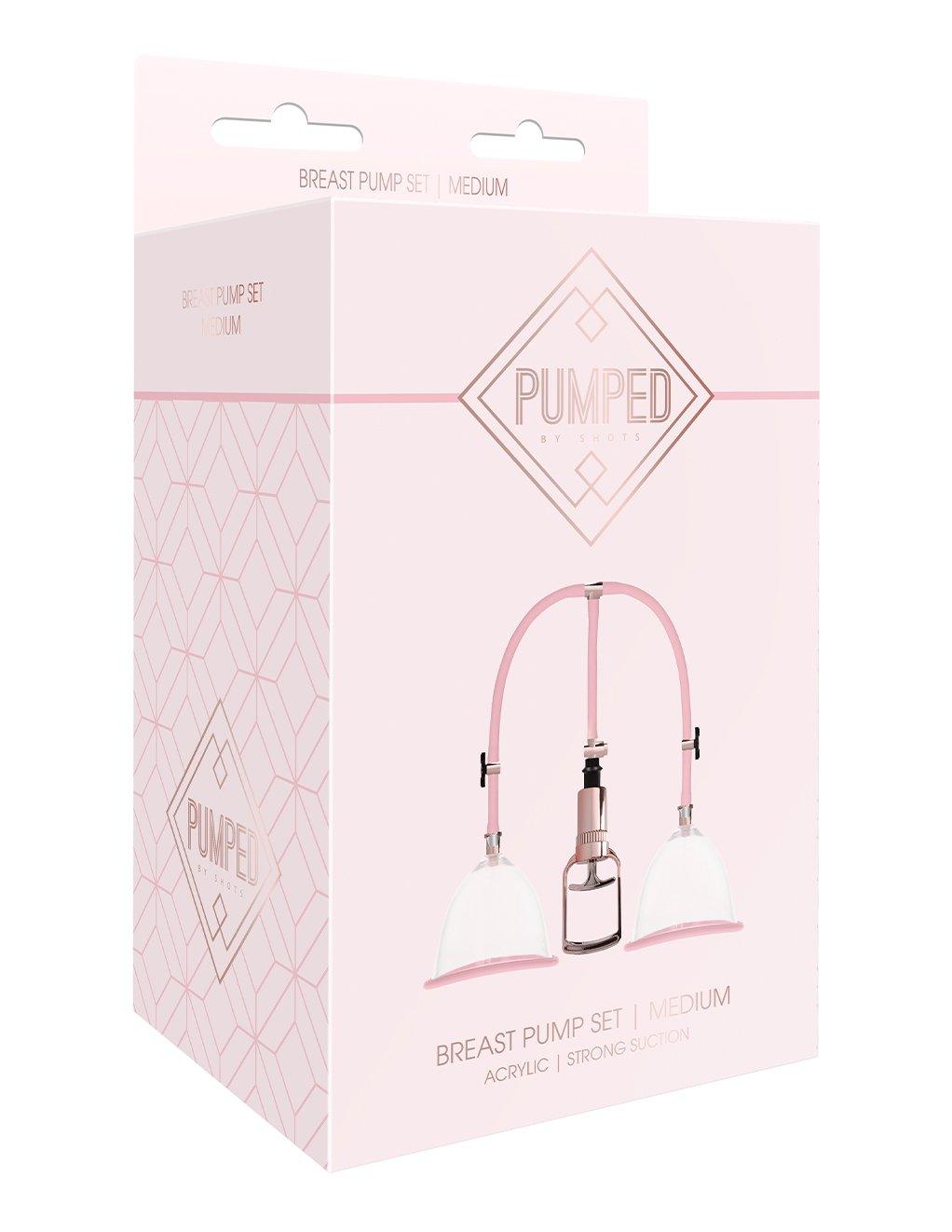 Pumped Rose Gold Breast Pump Set - Xoxomoving