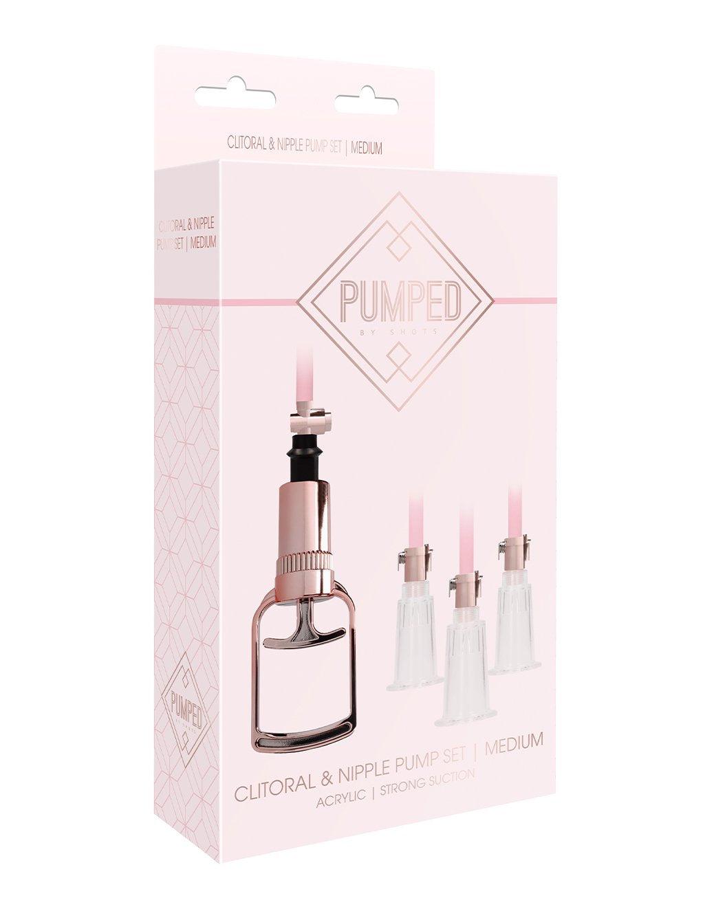 Pumped Rose Gold Clitoral and Nipple Pump Set - Xoxomoving