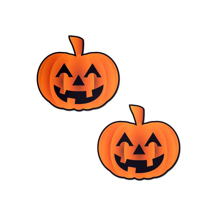 Spooky Jack O' Lantern Nipple Pasties Xoxomoving