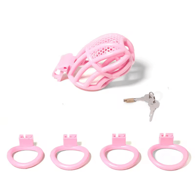 Pink Proto-Hive Chastity Cage Xoxomoving