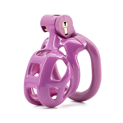 Purple Cobra Chastity Cage - Nub Xoxomoving