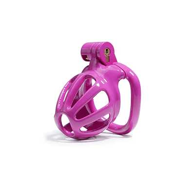 Purple Python Chastity Cage - Nub Xoxomoving