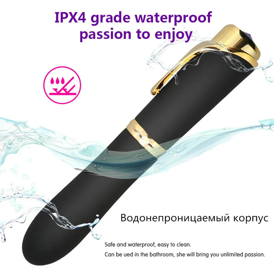 Xoxomoving - Massager 10 Speed Pen-shaped G-spot Vibrating Dildo Magic Xoxomoving