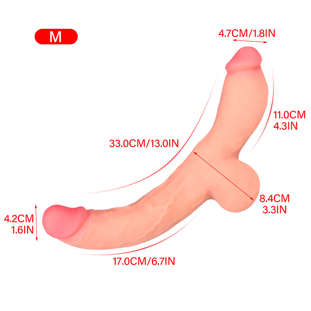 13 Inch Double Ended Dildo - Extra Long Dildo Xoxomoving