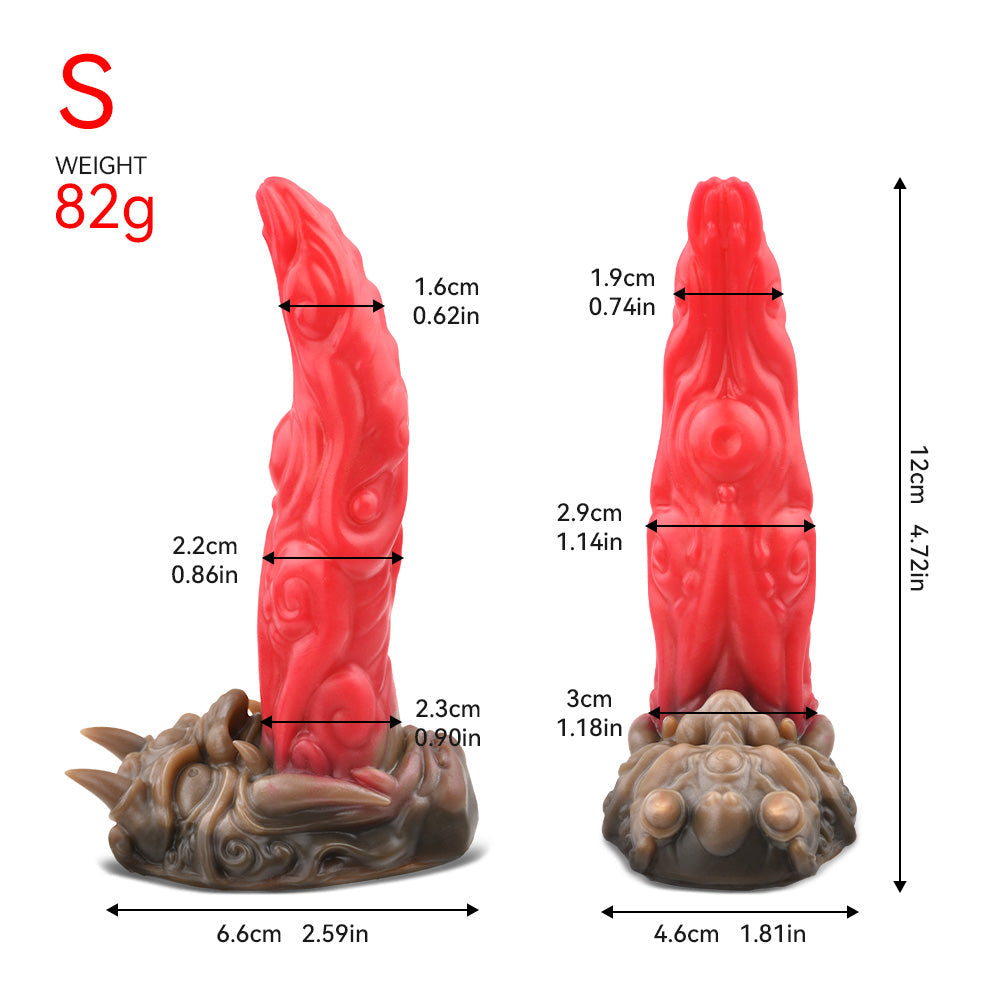 Gargoyle's Tongue Dildo Premium Silicone Mythical Fantasy Toy Xoxomoving