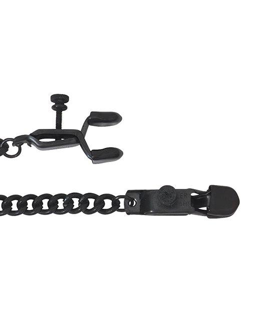 Spartacus Adjustable Link Chain Open Wide Blackline Clamps - Xoxomoving