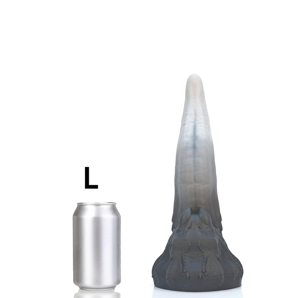 Dragon Tongue Dildo – Sinuous Fantasy Tentacle, Platinum Silicone Xoxomoving