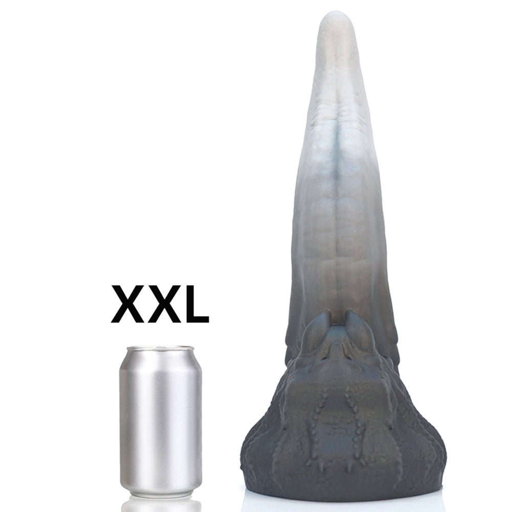 Dragon Tongue Dildo – Sinuous Fantasy Tentacle, Platinum Silicone Xoxomoving
