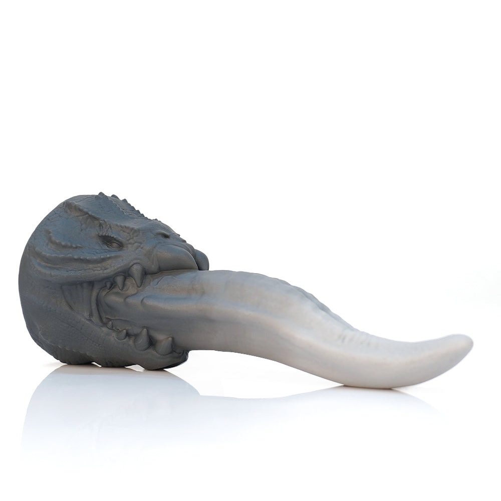 Dragon Tongue Dildo – Sinuous Fantasy Tentacle, Platinum Silicone Xoxomoving