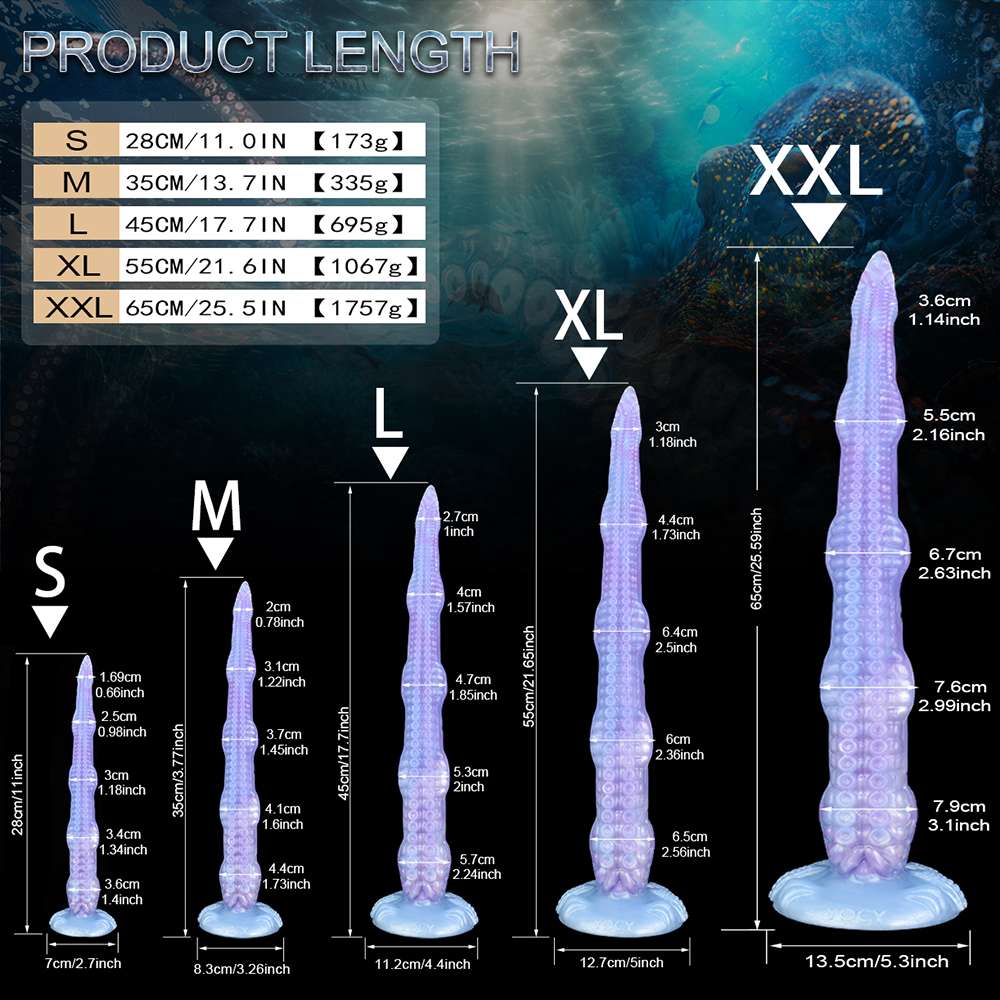 Scylla Tentacle Dildo Premium Silicone Sea Monster Fantasy Toy Xoxomoving