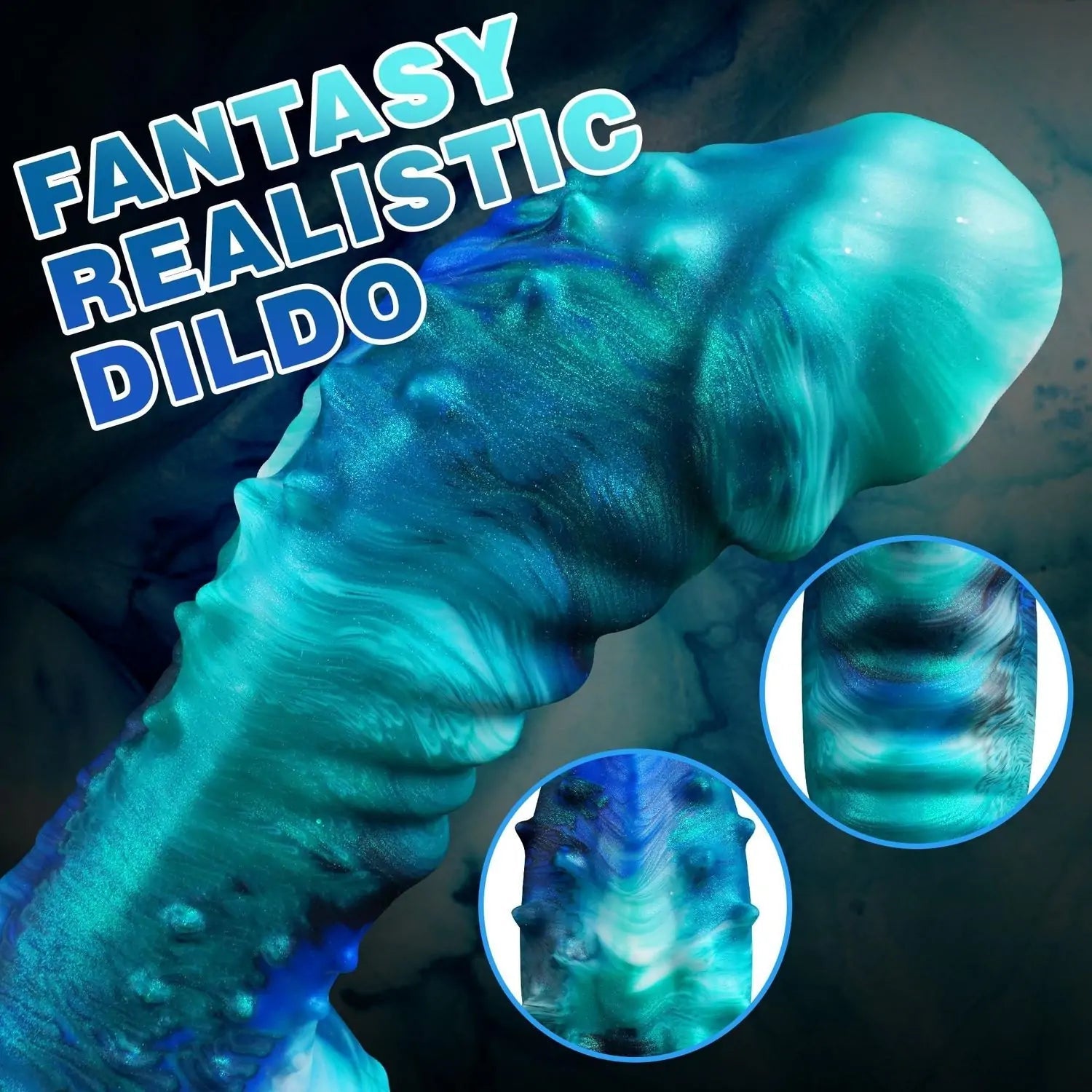 Sea Witch Fantasy Spiked Dildo 7.9 Inches Xoxomoving