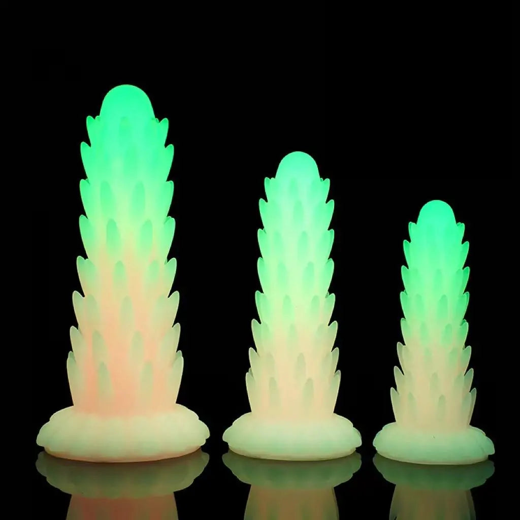 Spiky Butt Plug Fantasy Silicone Dildo Anesidora