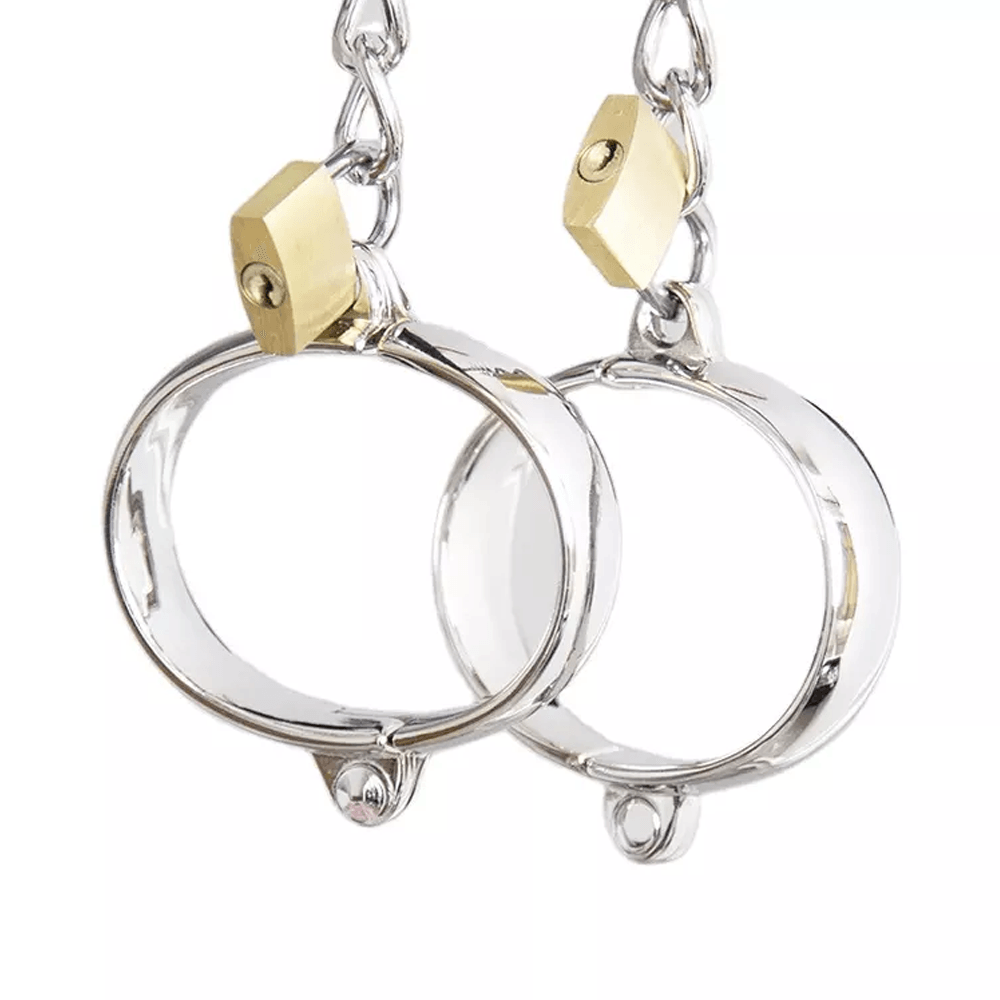 Stainless Steel Padlock Cuffs Xoxomoving