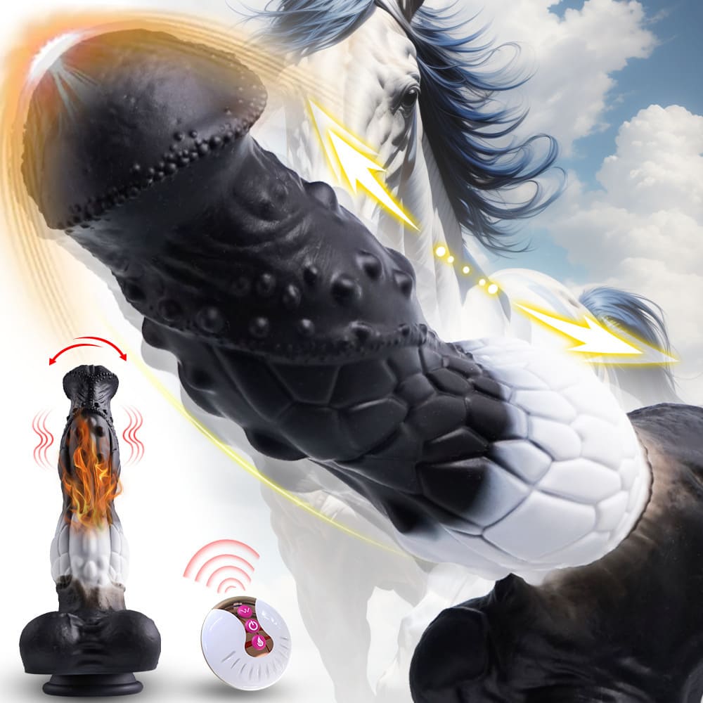 Stallionx - 9.3 Inch 4-in-1 Centaur Thrusting & Vibrating Dildo