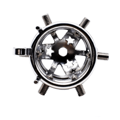 Stars & Spikes Chastity Cage Xoxomoving