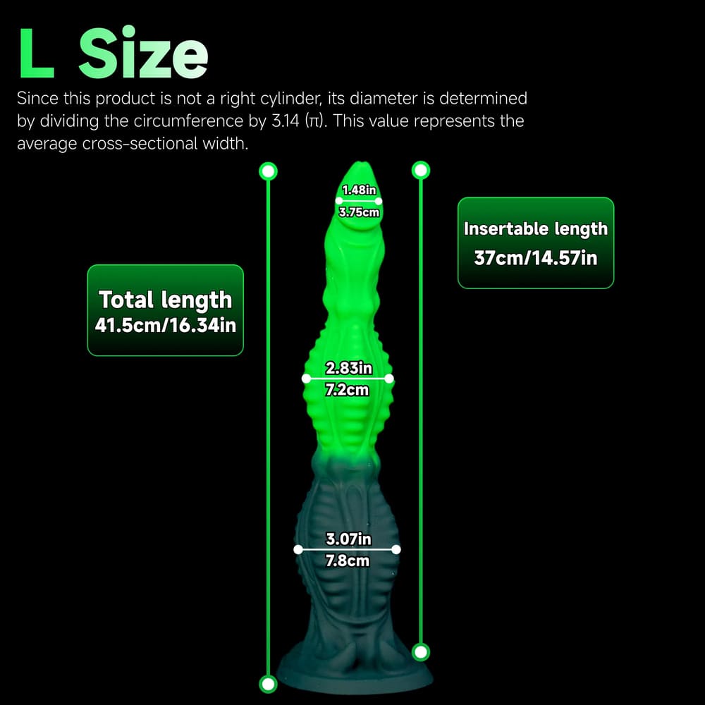 Tyrant - Alien Ribbed Fantasy Dildo