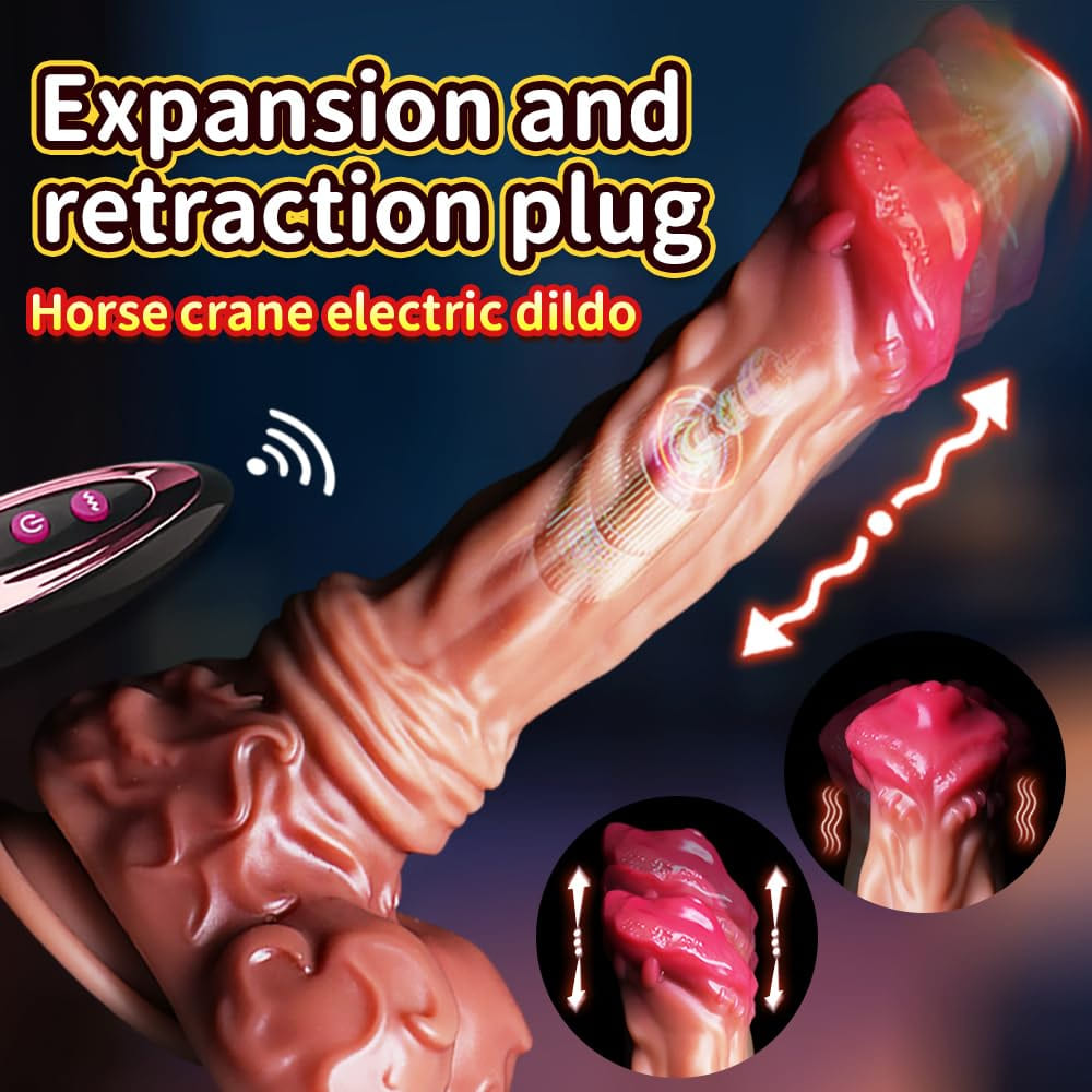 4-in-1 Automatic Equine Dildo – Thrusting, Rotating, Vibrating & Heating