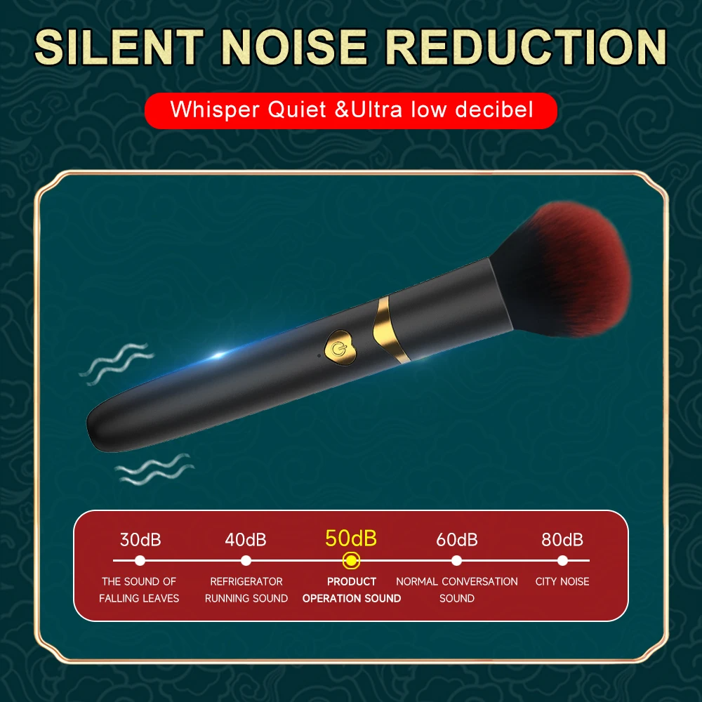 Xoxomoving Vibrating Makeup Brush Sexy Egg Female Sex Toy Xoxomoving