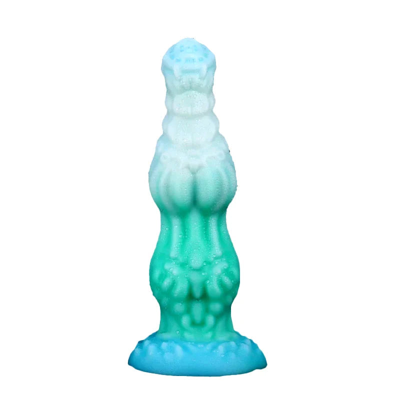 Huge Silicone Fantasy Dragon lights up Butt Plug Xoxomoving