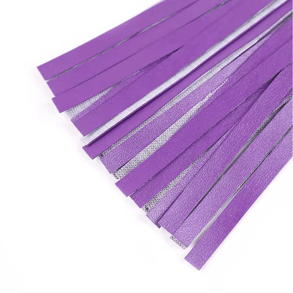 Wooden Grip BDSM Whip - Purple Xoxomoving