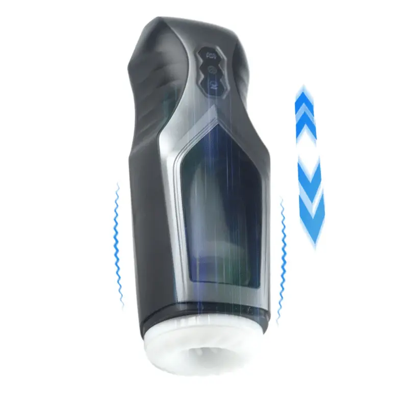 Xoxomoving Oral Male Masturbator with Thrusting, Vibrating & Window Xoxomoving