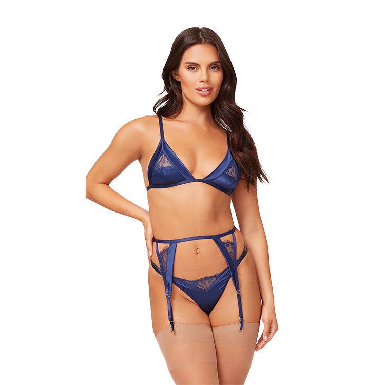Midnight Fantasy Bra Set Xoxomoving