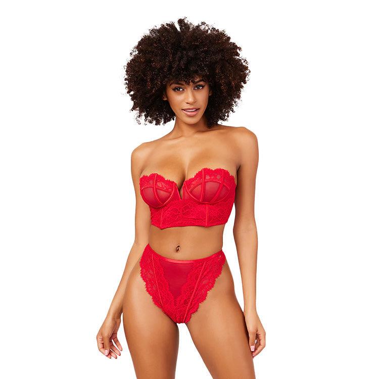 Stunning Longline Bra Set Xoxomoving