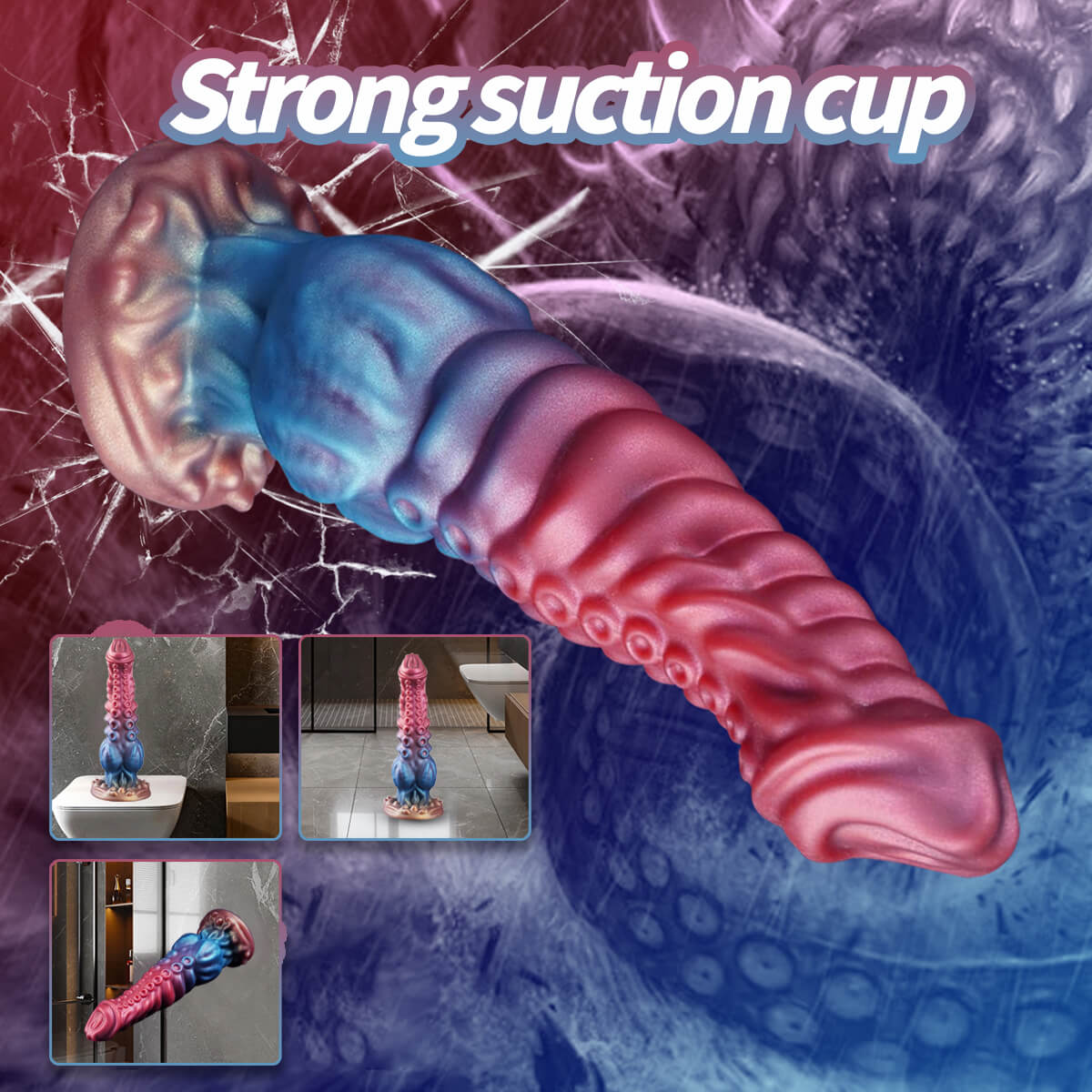 9.84 Inch Fantasy Tentacle Dildo - Octopus Dildo Xoxomoving