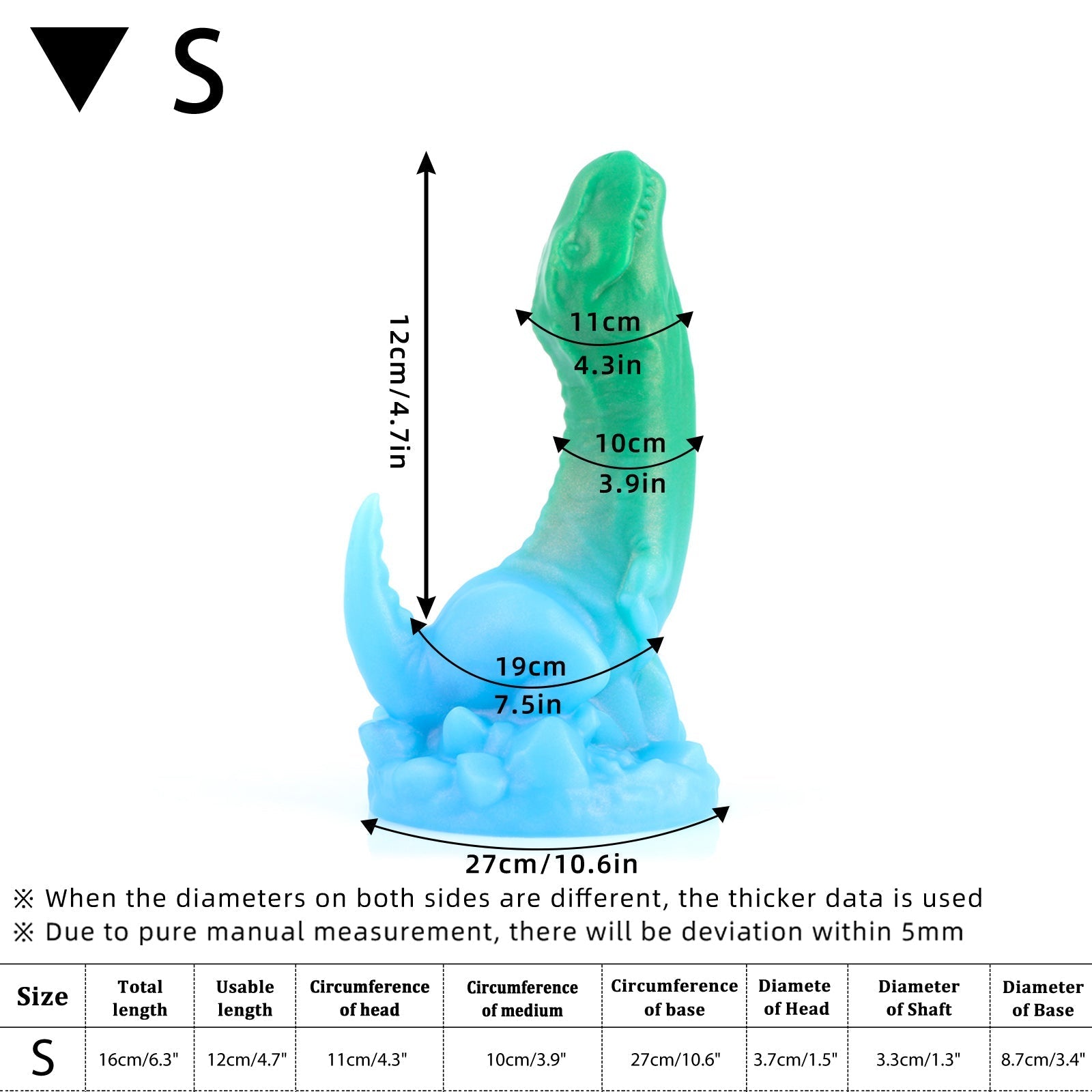 Fantasy Dragon Dildo – Textured Tail & Suction Base Xoxomoving