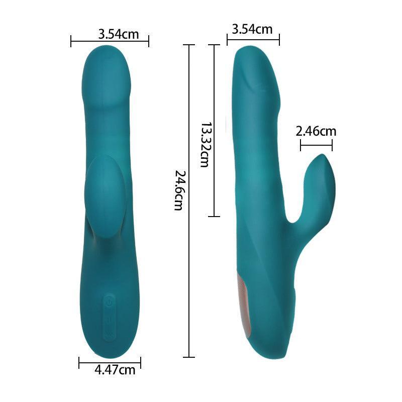 Xoxomoving 2-Motor Purple Telescopic Bead Vibrator - Xoxomoving